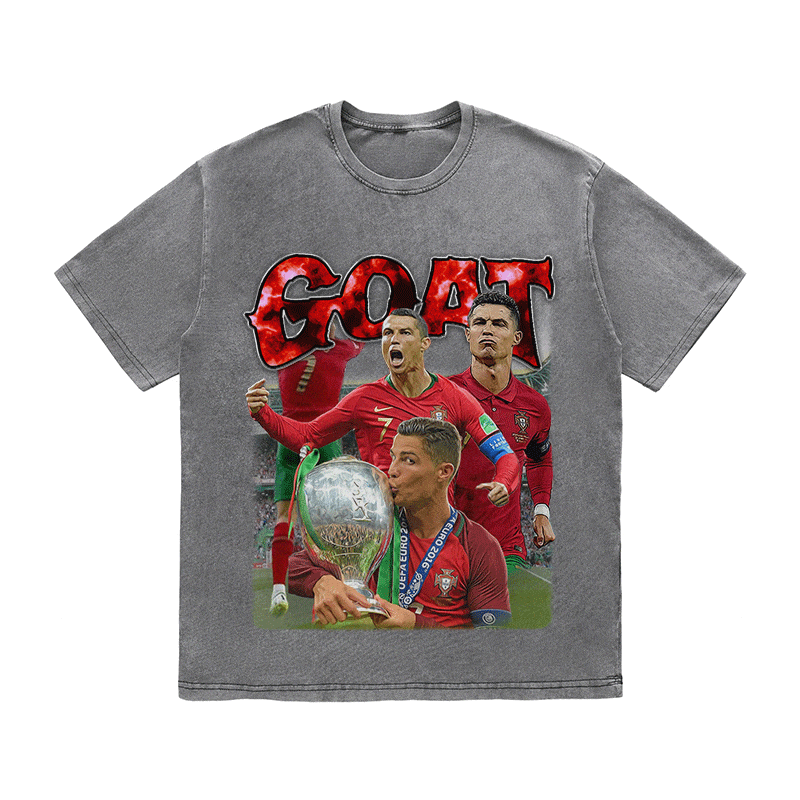 RDMCLOTHINGART tapestry hoodie RONALDO HEAVY WEIGHT COTTON TEE-9173