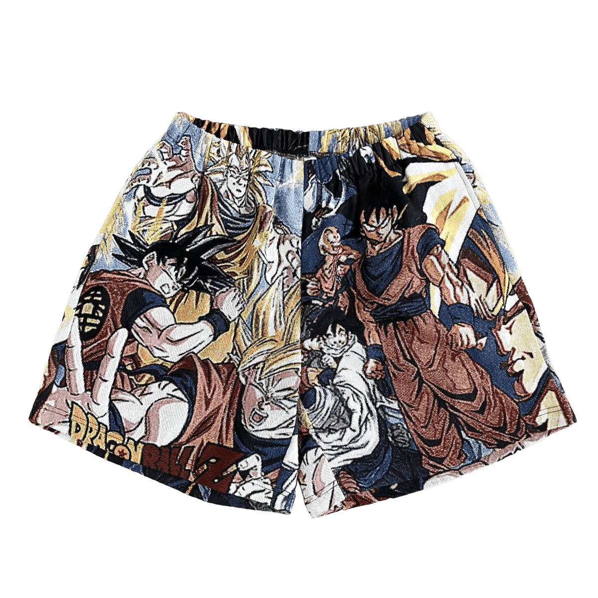 RDMCLOTHINGART tapestry hoodie SAIYAN TAPESTRY SHORTS