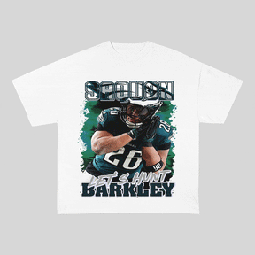 RDMCLOTHINGART tapestry hoodie SAQUON BARKLEY HEAVY WEIGHT COTTON TEE-9079