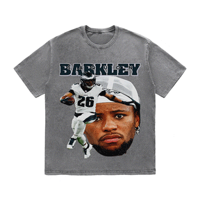 RDMCLOTHINGART tapestry hoodie SAQUON BARKLEY HEAVY WEIGHT COTTON TEE-9080