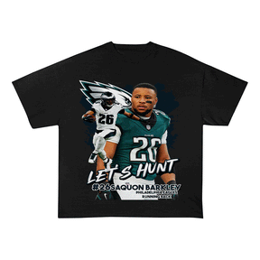 RDMCLOTHINGART tapestry hoodie SAQUON BARKLEY HEAVY WEIGHT COTTON TEE-9081