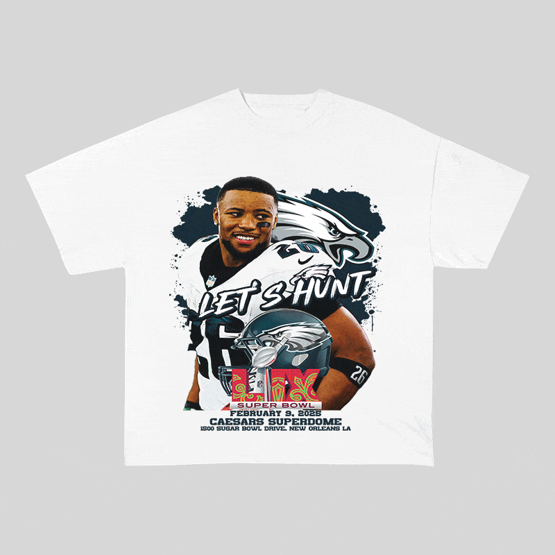 RDMCLOTHINGART tapestry hoodie SAQUON BARKLEY HEAVY WEIGHT COTTON TEE-9082