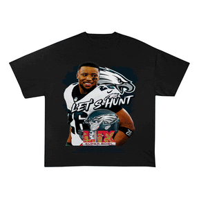RDMCLOTHINGART tapestry hoodie SAQUON BARKLEY HEAVY WEIGHT COTTON TEE-9082