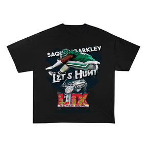RDMCLOTHINGART tapestry hoodie SAQUON BARKLEY HEAVY WEIGHT COTTON TEE-9083