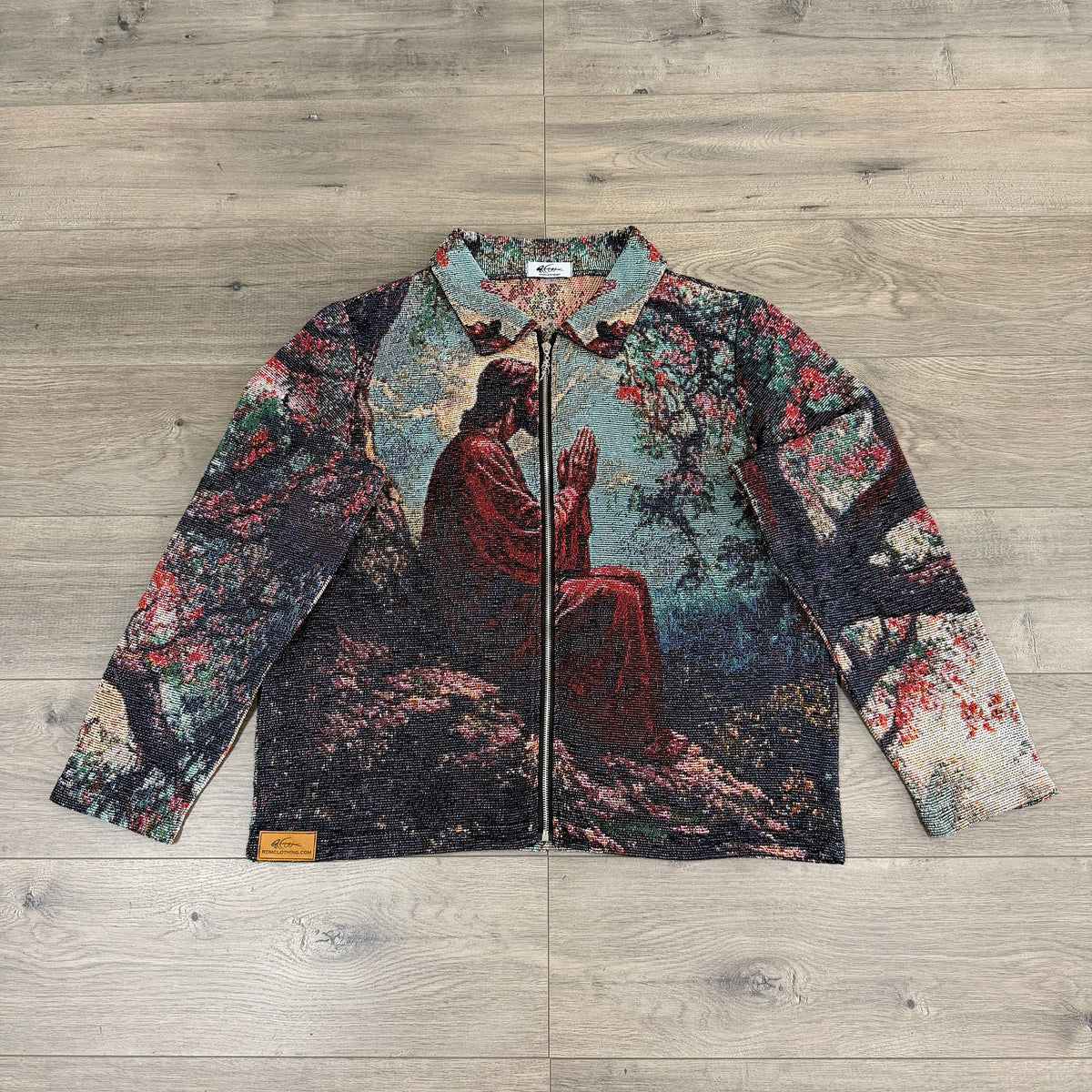 RDMCLOTHINGART tapestry hoodie SAVIOR IN THE SAKURA TAPESTRY JACKET