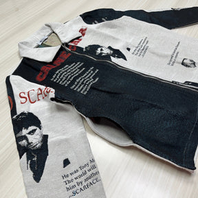RDMCLOTHINGART tapestry hoodie SCARFACE TAPESTRY JACKET