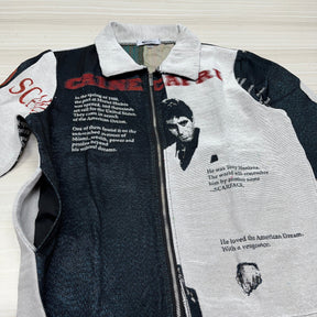 RDMCLOTHINGART tapestry hoodie SCARFACE TAPESTRY JACKET