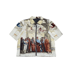 RDMCLOTHINGART tapestry hoodie SCHOOL ATHENS TAPESTRY TEE