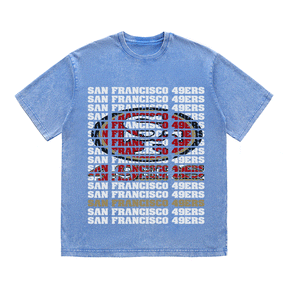 RDMCLOTHINGART tapestry hoodie SF 49ERS HEAVY WEIGHT COTTON TEE-9189
