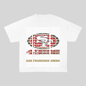 RDMCLOTHINGART tapestry hoodie SF 49ERS HEAVY WEIGHT COTTON TEE-9189
