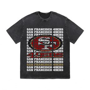RDMCLOTHINGART tapestry hoodie SF 49ERS HEAVY WEIGHT COTTON TEE-9189