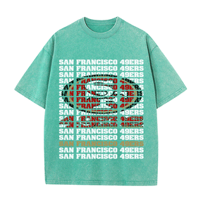 RDMCLOTHINGART tapestry hoodie SF 49ERS HEAVY WEIGHT COTTON TEE-9189