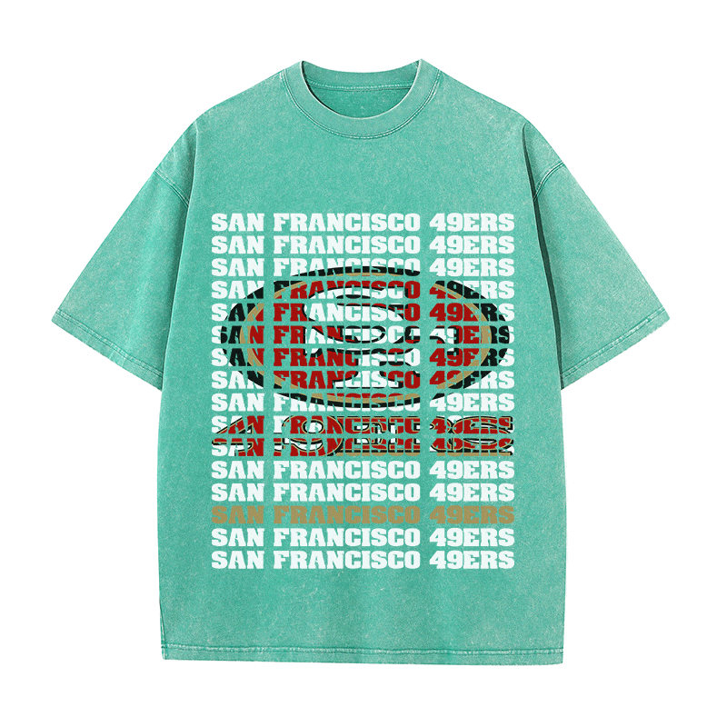 RDMCLOTHINGART tapestry hoodie SF 49ERS HEAVY WEIGHT COTTON TEE-9189