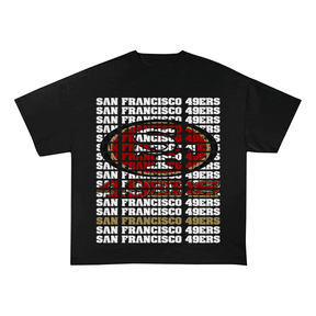 RDMCLOTHINGART tapestry hoodie SF 49ERS HEAVY WEIGHT COTTON TEE-9189