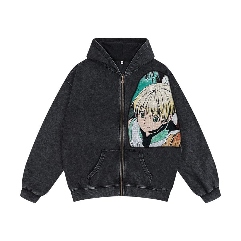RDMCLOTHINGART tapestry hoodie SHALNARK TAPESTRY PATCH HOODIE-9235
