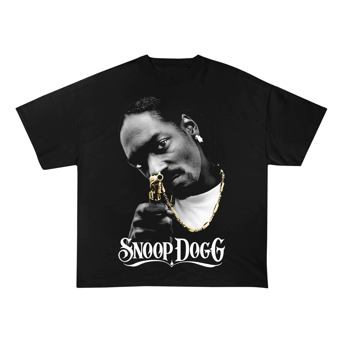 RDMCLOTHINGART tapestry hoodie SNOOPDOGG WEIGHT COTTON TEE-8019