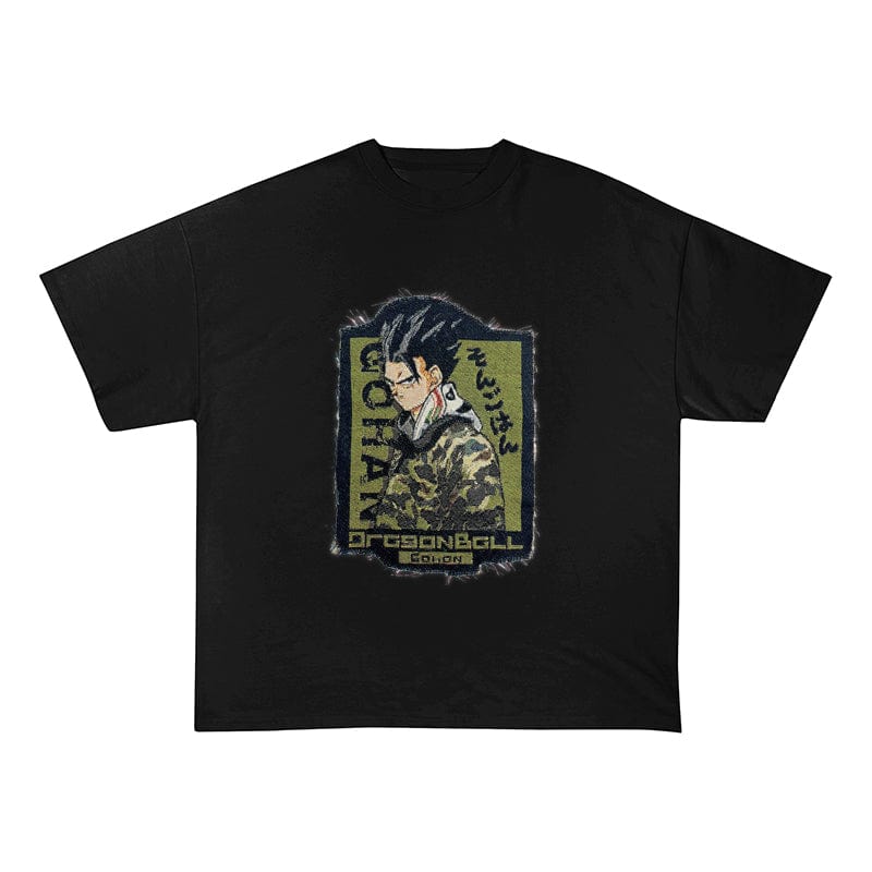 RDMCLOTHINGART tapestry hoodie SonGohan HEAVY COTTON TEES-8141