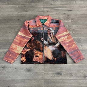 RDMCLOTHINGART tapestry hoodie SUNSET TAPESTRY JACKET