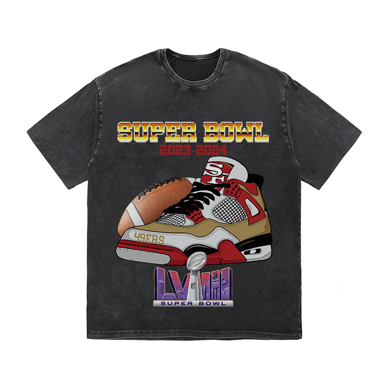 RDMCLOTHINGART tapestry hoodie SUPERBOWL 3 HEAVY WEIGHT COTTON TEE-9191