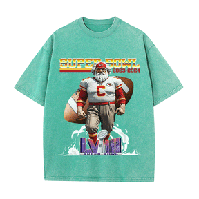 RDMCLOTHINGART tapestry hoodie SUPERBOWL 4 KC HEAVY WEIGHT COTTON TEE-9192