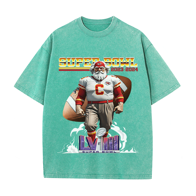 RDMCLOTHINGART tapestry hoodie SUPERBOWL 4 KC HEAVY WEIGHT COTTON TEE-9192