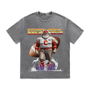 RDMCLOTHINGART tapestry hoodie SUPERBOWL 4 KC HEAVY WEIGHT COTTON TEE-9192