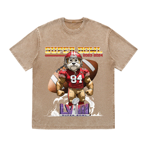 RDMCLOTHINGART tapestry hoodie SUPERBOWL 4 SF HEAVY WEIGHT COTTON TEE-9193