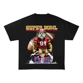 RDMCLOTHINGART tapestry hoodie SUPERBOWL 4 SF HEAVY WEIGHT COTTON TEE-9193