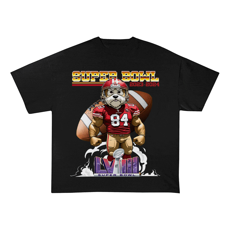RDMCLOTHINGART tapestry hoodie SUPERBOWL 4 SF HEAVY WEIGHT COTTON TEE-9193