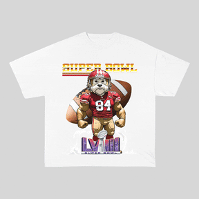 RDMCLOTHINGART tapestry hoodie SUPERBOWL 4 SF NO YEAR HEAVY WEIGHT COTTON TEE-9183