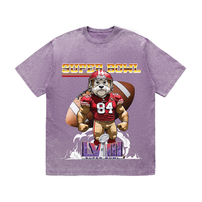 RDMCLOTHINGART tapestry hoodie SUPERBOWL 4 SF NO YEAR HEAVY WEIGHT COTTON TEE-9183