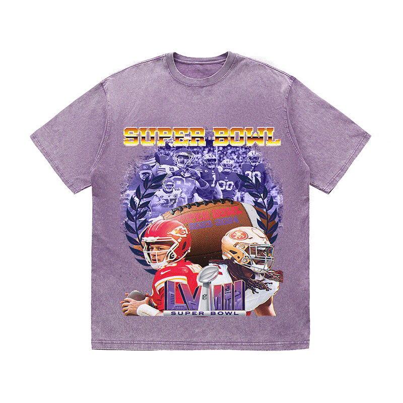 RDMCLOTHINGART tapestry hoodie SUPERBOWL 5 HEAVY WEIGHT COTTON TEE-9194