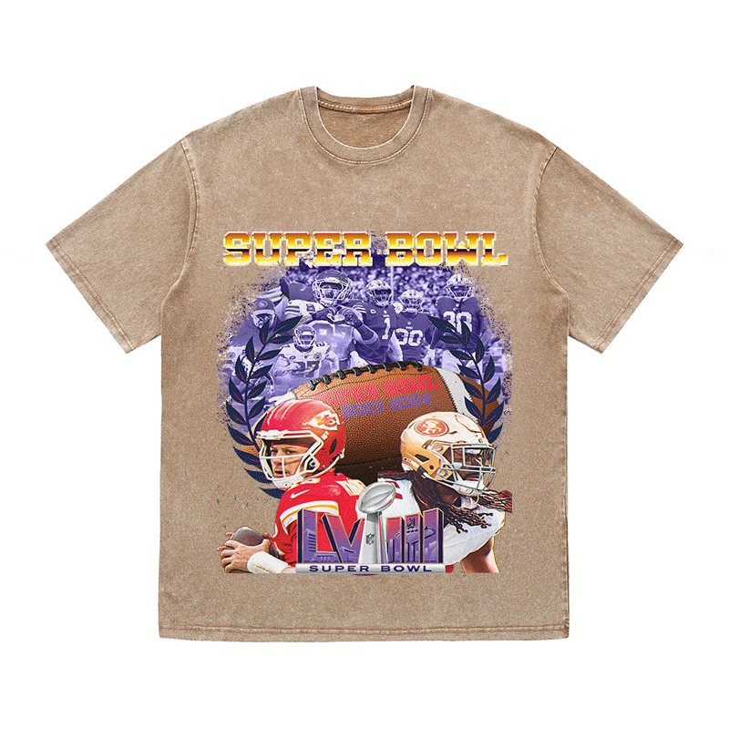 RDMCLOTHINGART tapestry hoodie SUPERBOWL 5 HEAVY WEIGHT COTTON TEE-9194