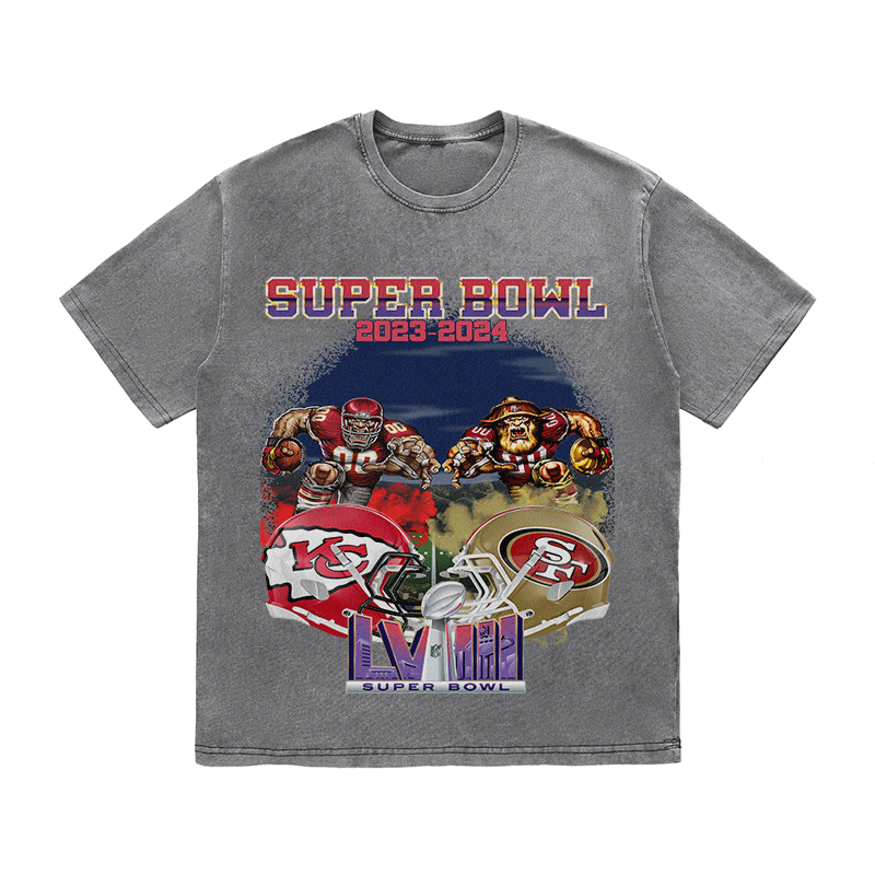 RDMCLOTHINGART tapestry hoodie SUPERBOWL HEAVY WEIGHT COTTON TEE-9197