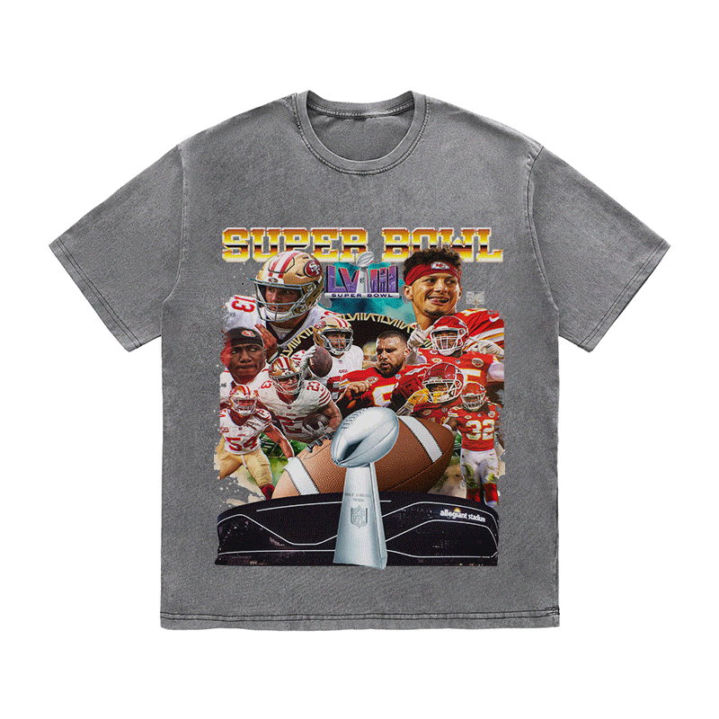 RDMCLOTHINGART tapestry hoodie SUPERBOWL HEAVY WEIGHT COTTON TEE-9199
