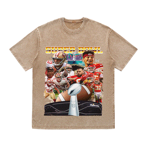 RDMCLOTHINGART tapestry hoodie SUPERBOWL HEAVY WEIGHT COTTON TEE-9199