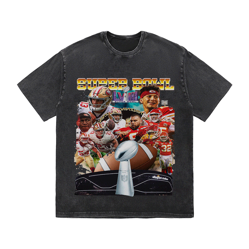 RDMCLOTHINGART tapestry hoodie SUPERBOWL HEAVY WEIGHT COTTON TEE-9199