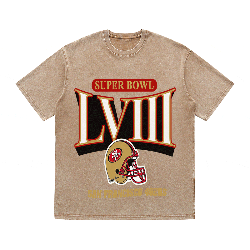 RDMCLOTHINGART tapestry hoodie SUPERBOWL HEAVY WEIGHT COTTON TEE-9202