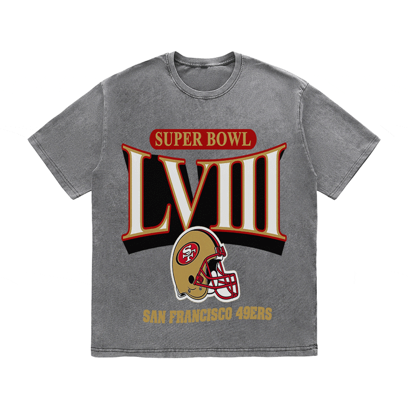 RDMCLOTHINGART tapestry hoodie SUPERBOWL HEAVY WEIGHT COTTON TEE-9202