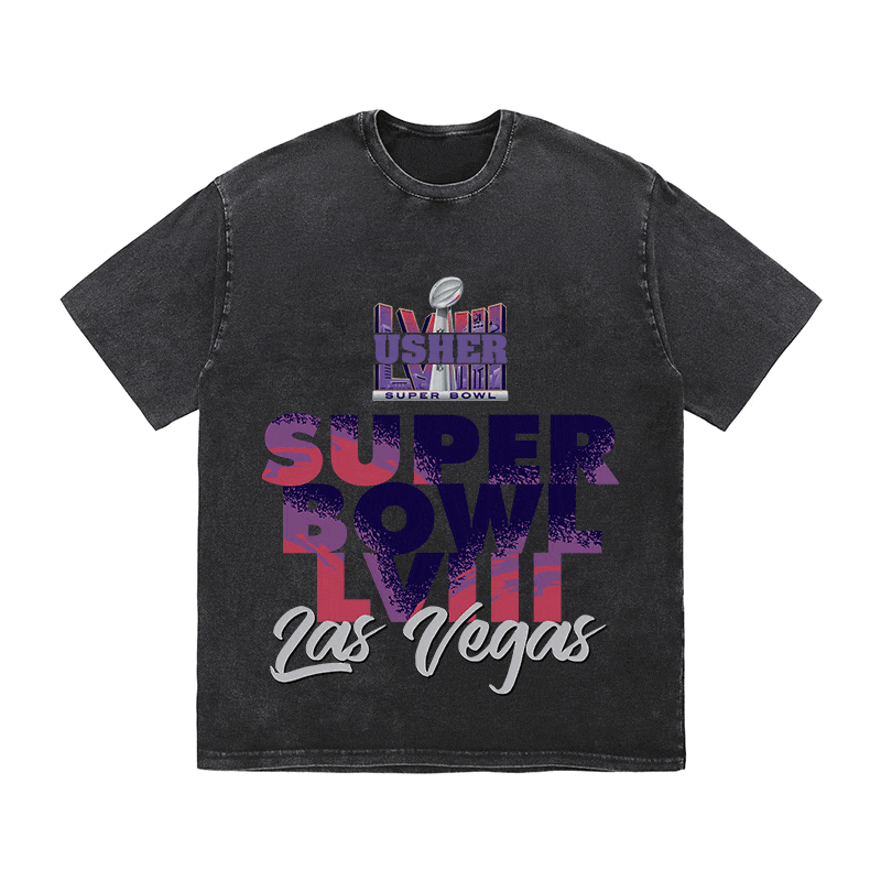 RDMCLOTHINGART tapestry hoodie SUPERBOWL HEAVY WEIGHT COTTON TEE-9203
