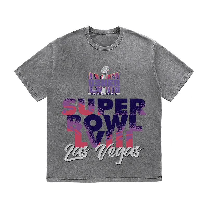 RDMCLOTHINGART tapestry hoodie SUPERBOWL HEAVY WEIGHT COTTON TEE-9203
