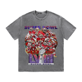 RDMCLOTHINGART tapestry hoodie SUPERBOWL HEAVY WEIGHT COTTON TEE-9204