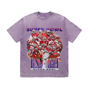 RDMCLOTHINGART tapestry hoodie SUPERBOWL HEAVY WEIGHT COTTON TEE-9204