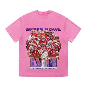 RDMCLOTHINGART tapestry hoodie SUPERBOWL HEAVY WEIGHT COTTON TEE-9204