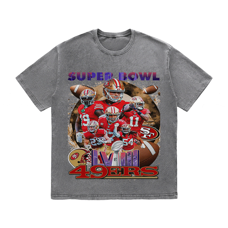 RDMCLOTHINGART tapestry hoodie SUPERBOWL HEAVY WEIGHT COTTON TEE-9205