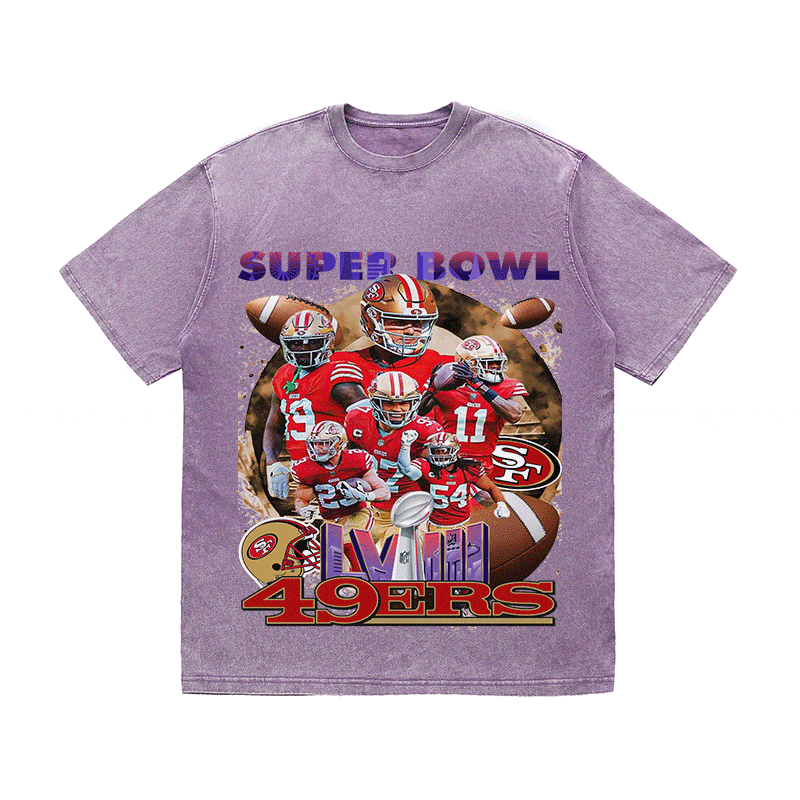 RDMCLOTHINGART tapestry hoodie SUPERBOWL HEAVY WEIGHT COTTON TEE-9205