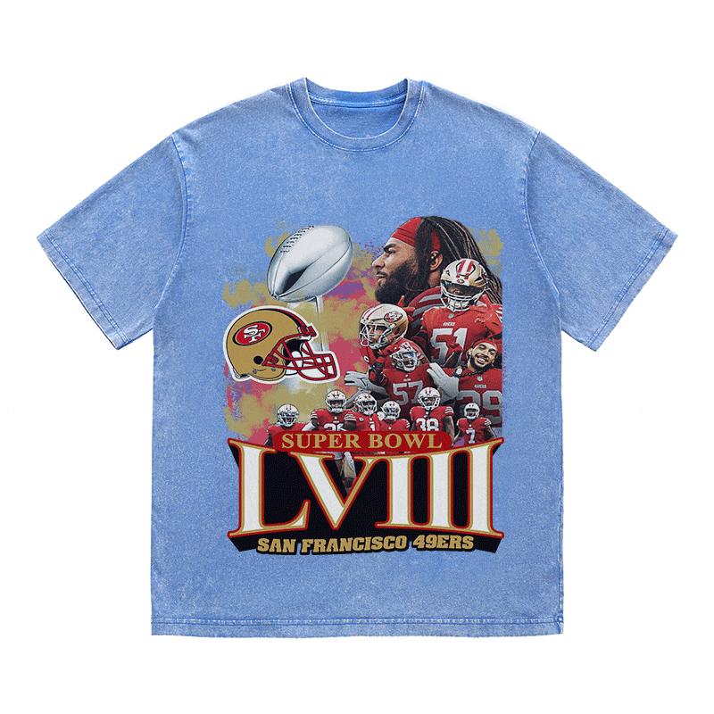 RDMCLOTHINGART tapestry hoodie SUPERBOWL HEAVY WEIGHT COTTON TEE-9206
