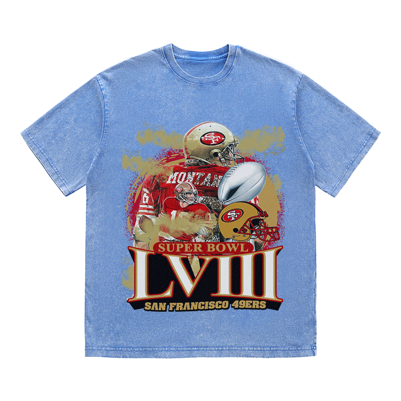 RDMCLOTHINGART tapestry hoodie SUPERBOWL HEAVY WEIGHT COTTON TEE-9207