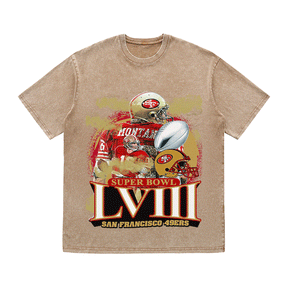 RDMCLOTHINGART tapestry hoodie SUPERBOWL HEAVY WEIGHT COTTON TEE-9207