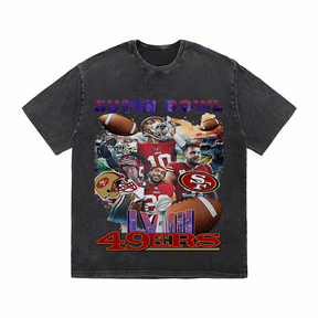 RDMCLOTHINGART tapestry hoodie SUPERBOWL HEAVY WEIGHT COTTON TEE-9208
